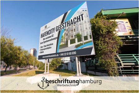 Baustellenschilder Hamburg, Geesthacht und Lüneburg